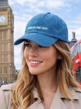 “Wear me out” Blue Denim Cap